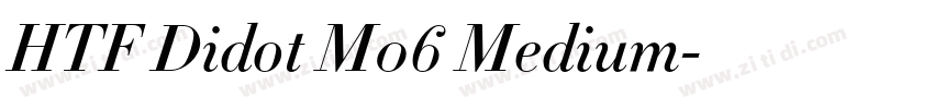 HTF Didot M06 Medium字体转换